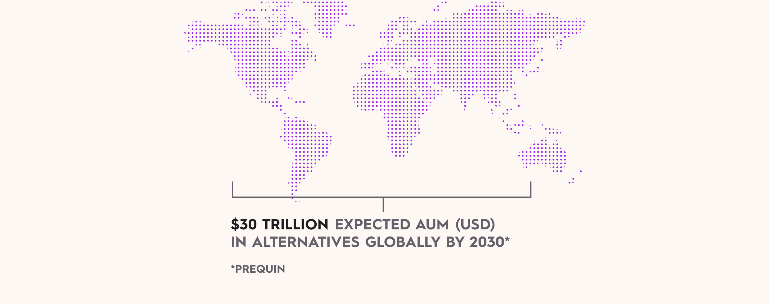Image of the world map with copy on how the world invests