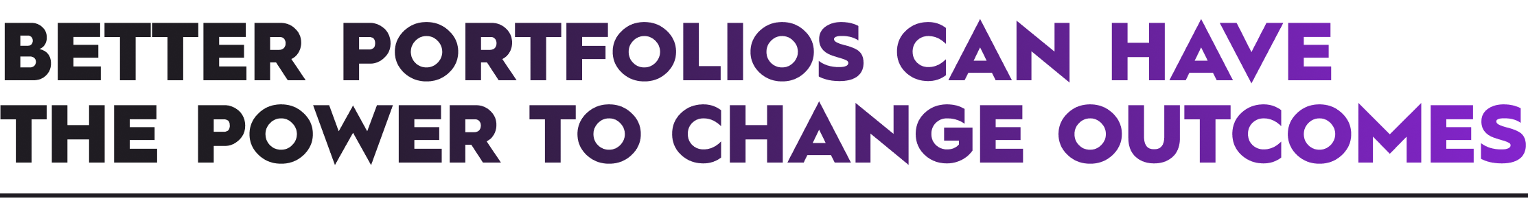 Image | Global Site | Better Portfolios Text