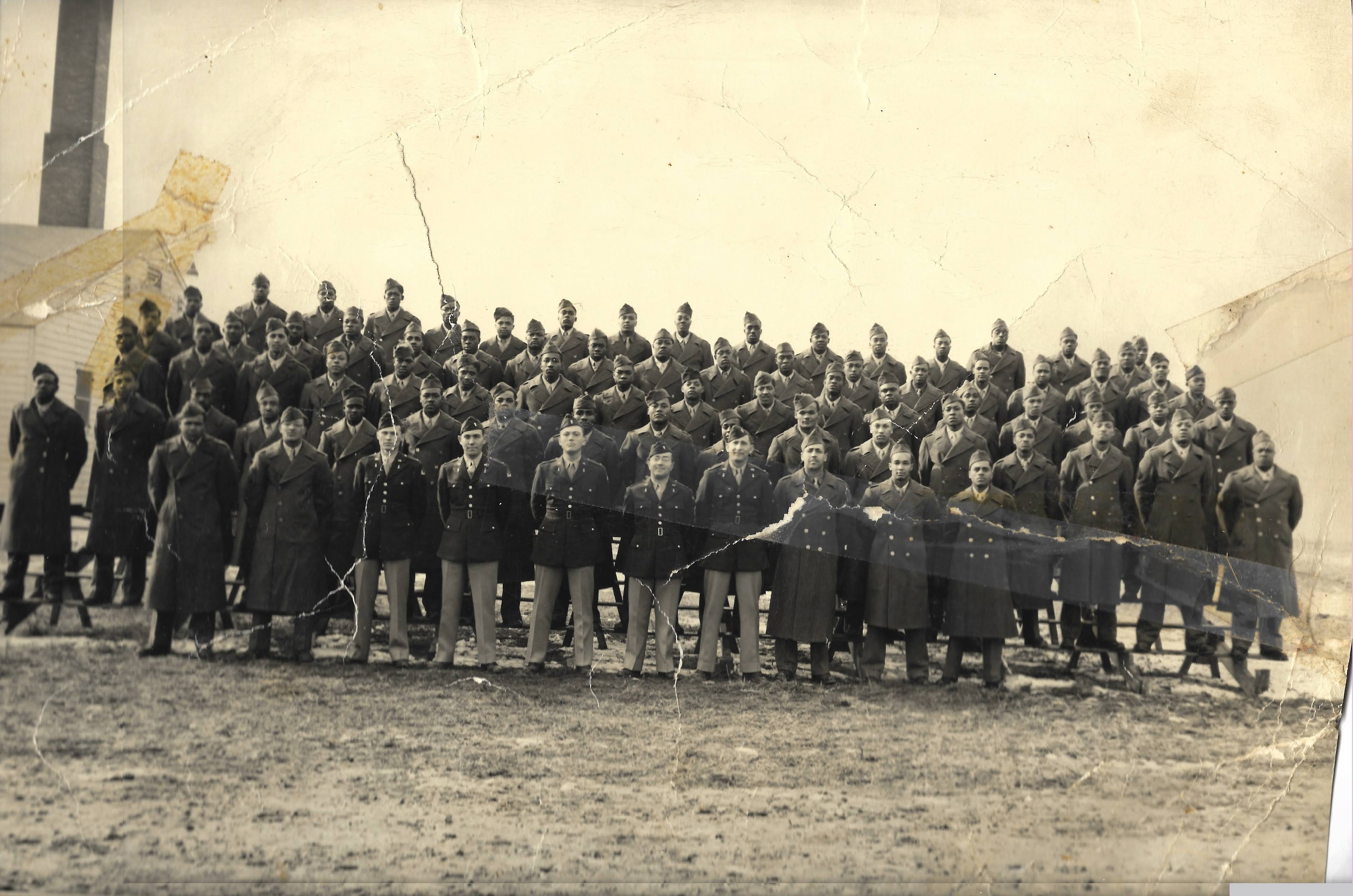 All Black Platoon WWII led by white officers