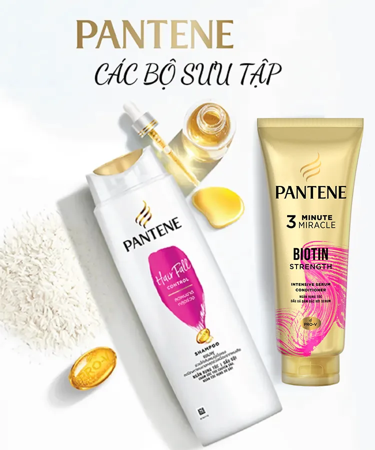 Pantene hair care products 