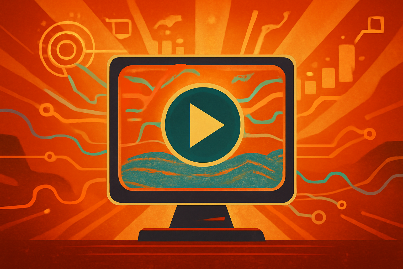 Forensic researchers analyzing hyper-realistic AI-generated videos on multiple monitors in a dark, high-tech lab. The screens show cinematic shots with data overlays and scanning lines, illustrating the challenge of authenticating modern synthetic media.