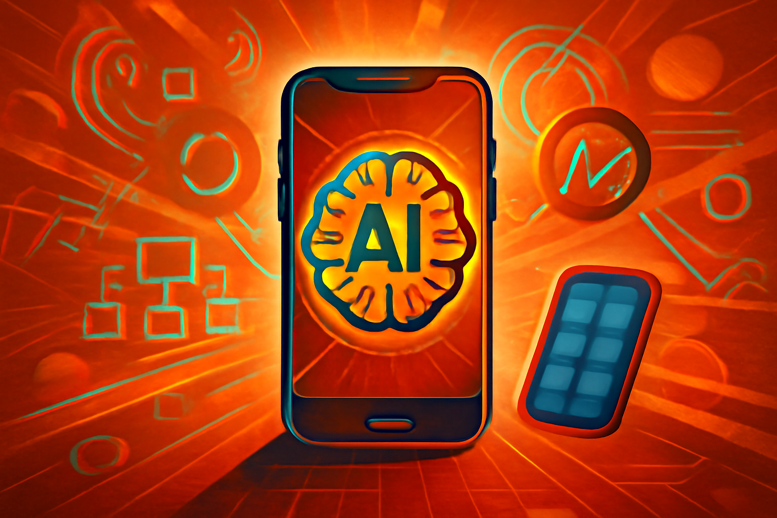 A diverse group of professional workers in different settings using their mobile phones to engage with digital learning tools.