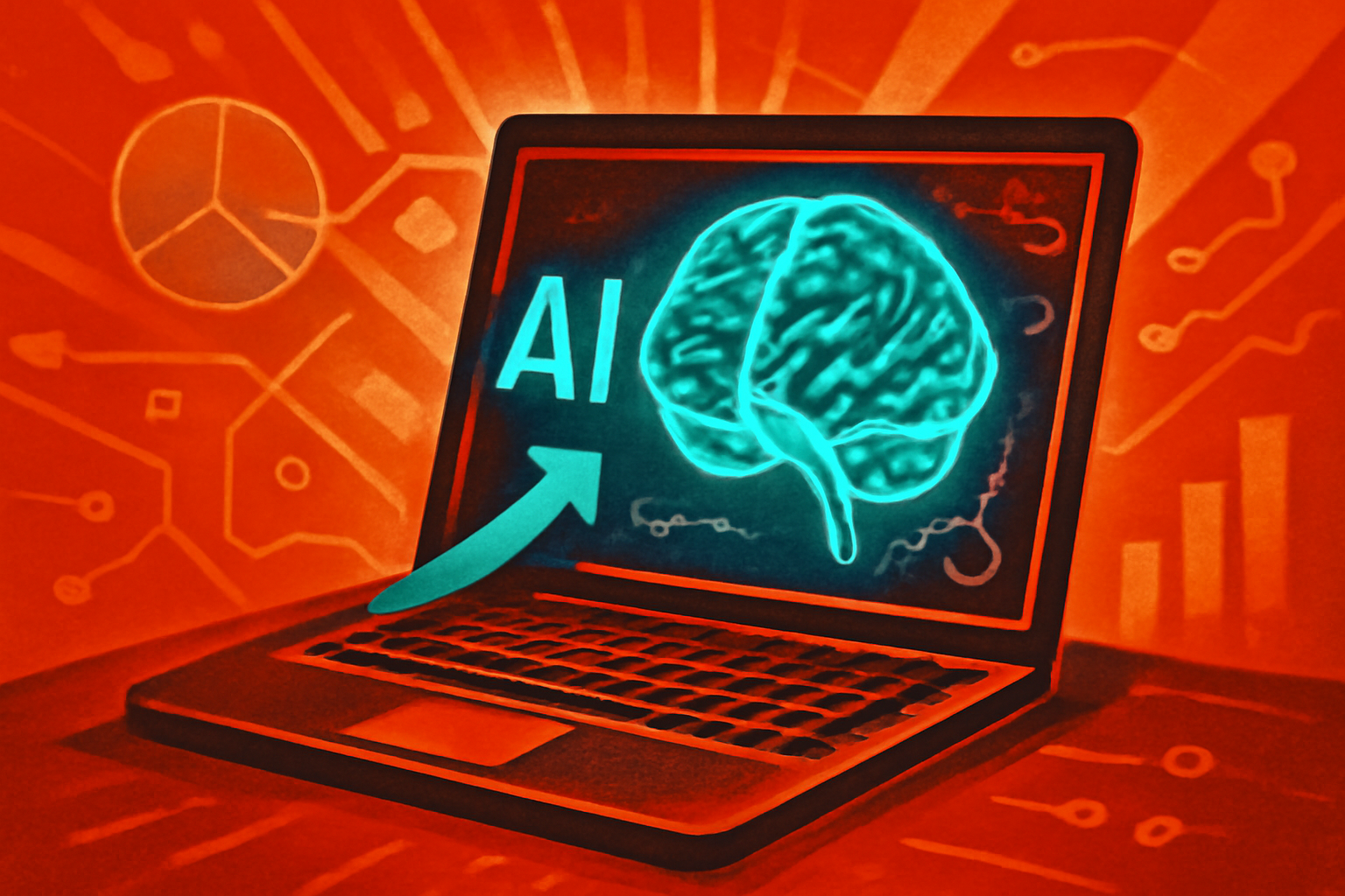 A medical monitor in a radiology suite displaying a side-by-side comparison of brain MRI scans, demonstrating the contrast enhancement provided by AI software.