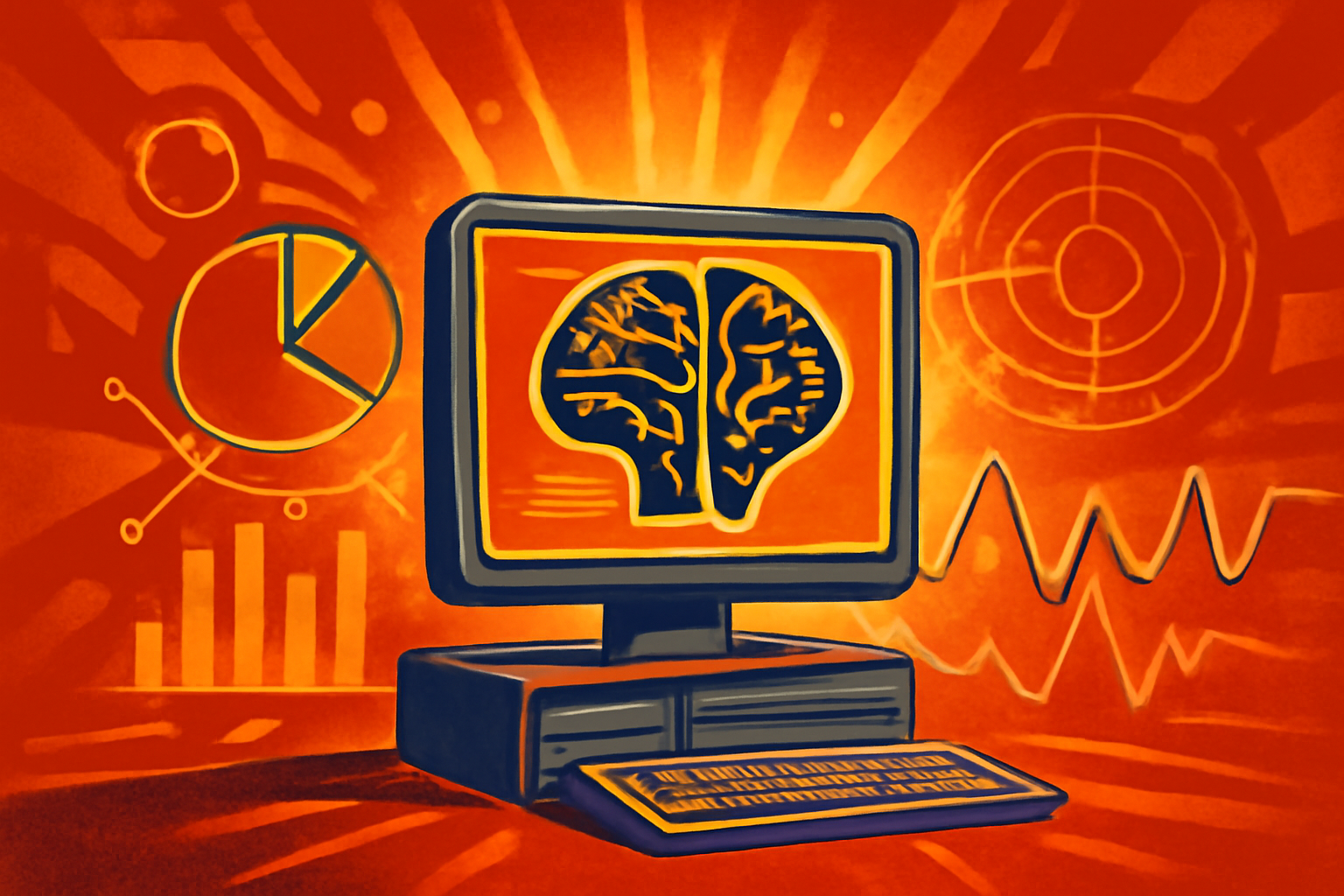 A large digital screen at the 2026 Zhongguancun Forum showing scientific data and the FlagOS 2.0 logo during the closing ceremony in Beijing.