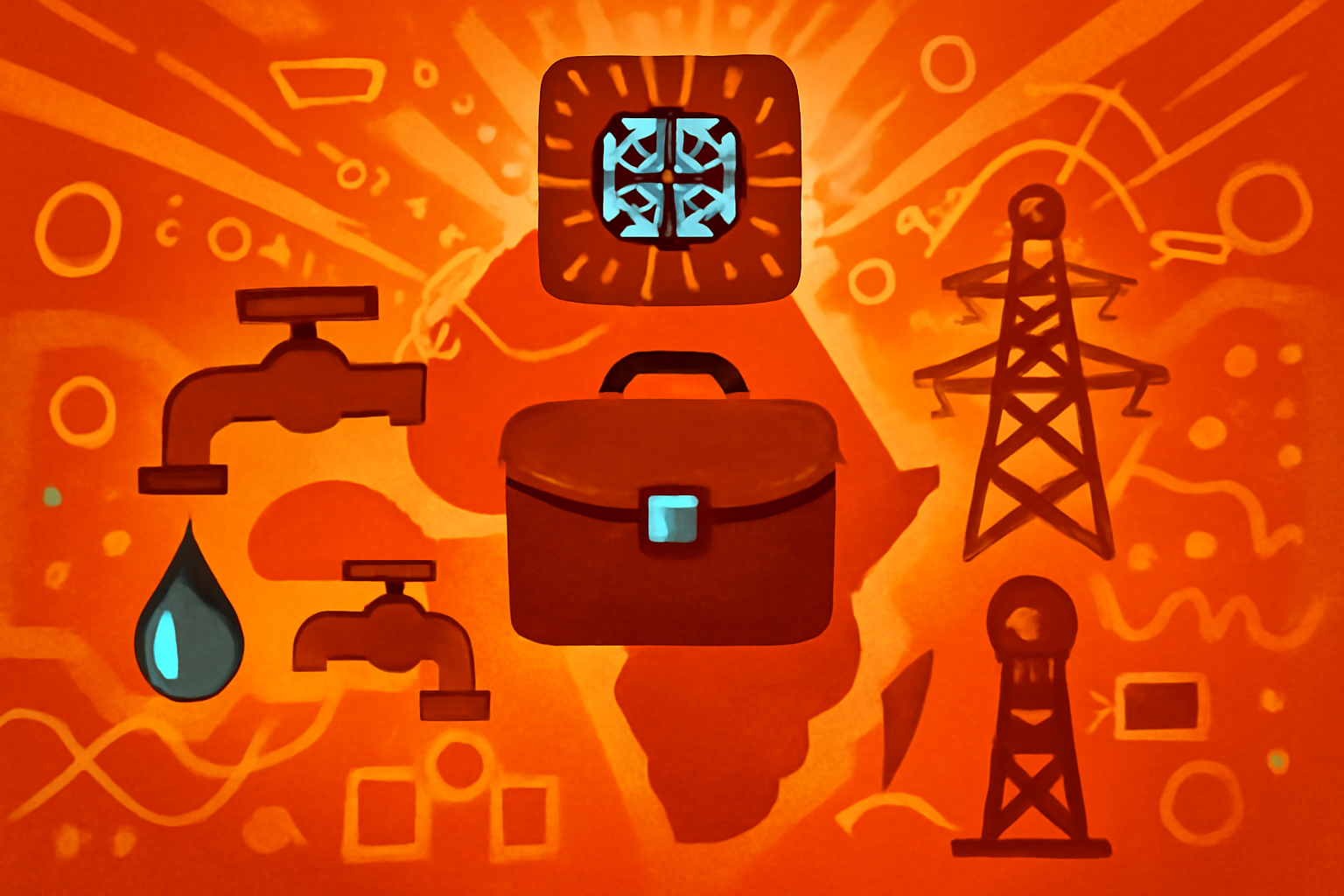 A professional African woman working on a laptop in a bright, modern office, focusing on a screen showing data visualizations.