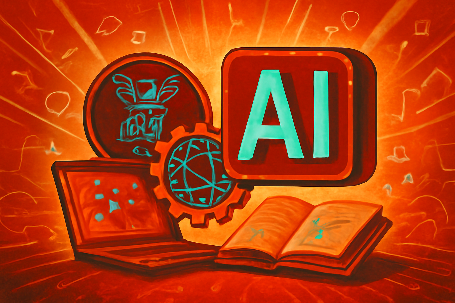 Diverse adults working on laptops in a modern, collaborative classroom setting focused on technology training.