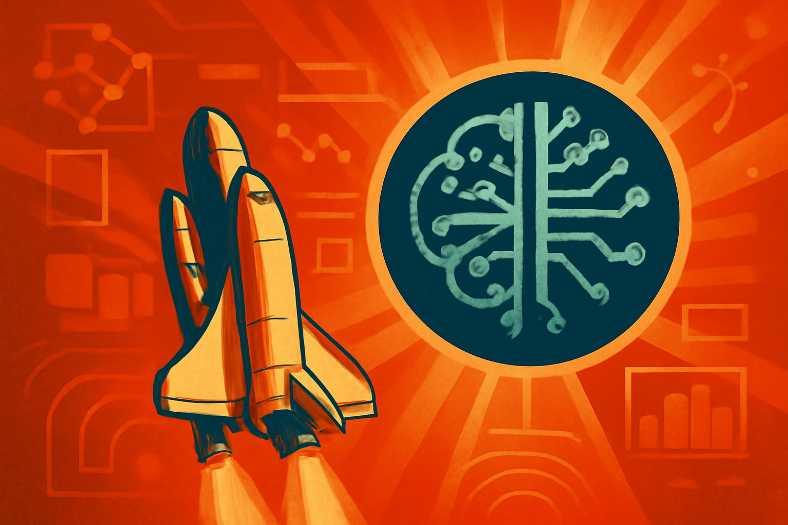 A laboratory screen showing complex 3D molecular models and data visualizations used for pharmaceutical research.