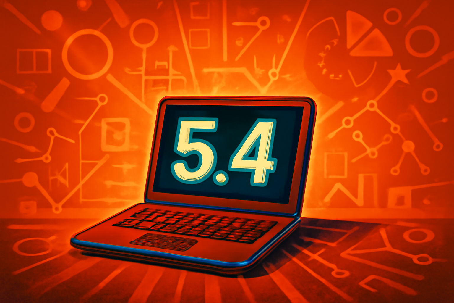 A professional computer setup showing an AI software interface interacting with various desktop applications and data windows.