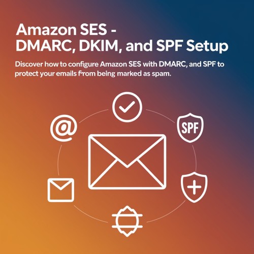 Setup Amazon SES DMARC, DKIM, SPF Records for Domain Authentication 