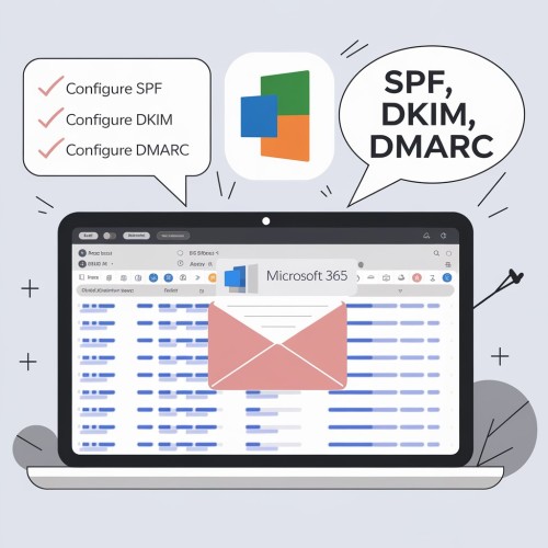 Setup Microsoft 365 DMARC, DKIM, SPF for Domain Authentication 