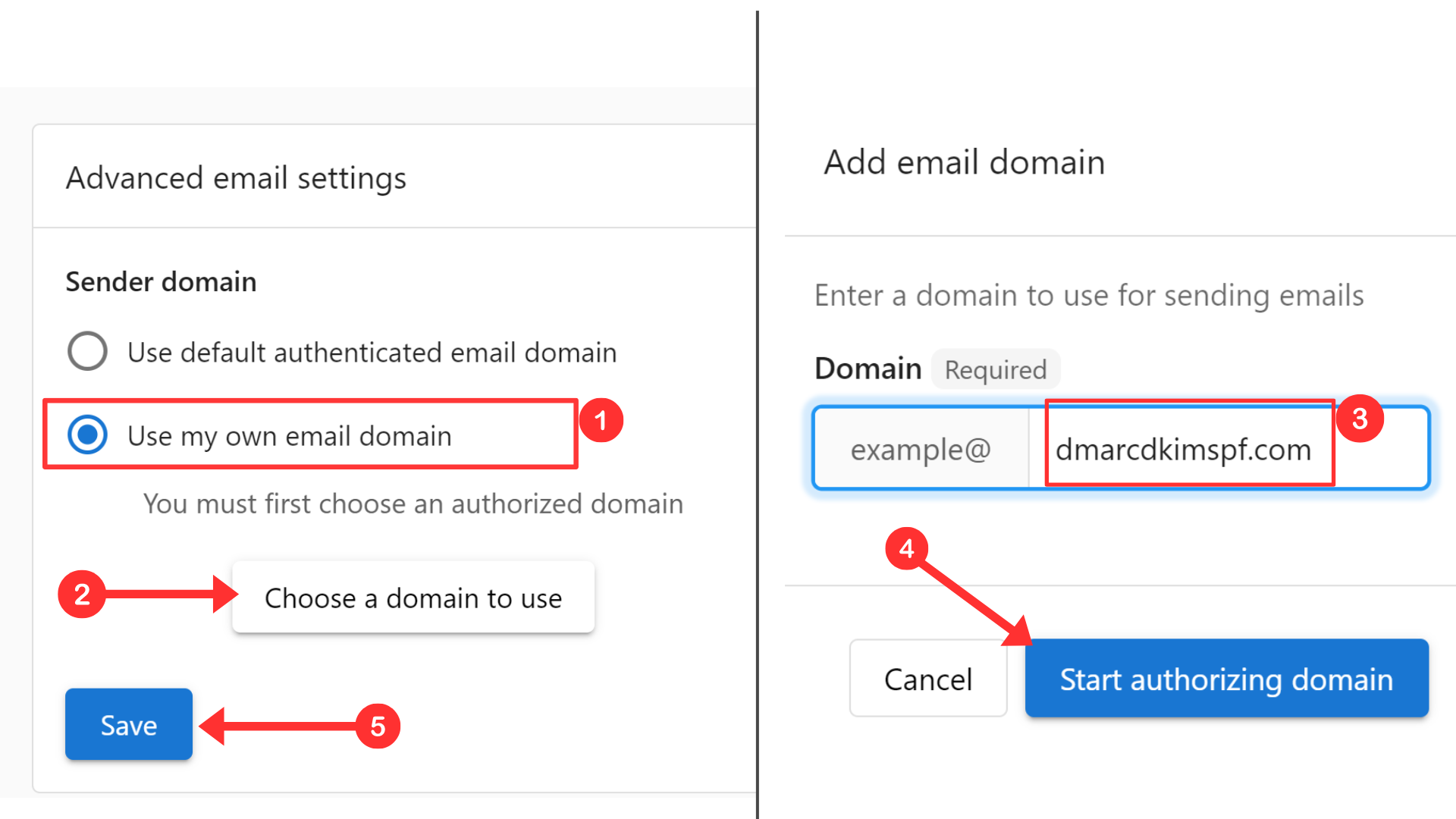 Add new domain for authorization