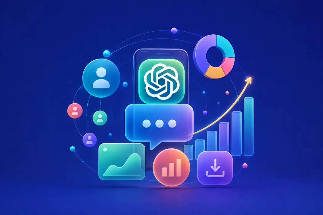 Cover Image for ChatGPT Statistics (2026): Users, Revenue, Downloads, and Usage