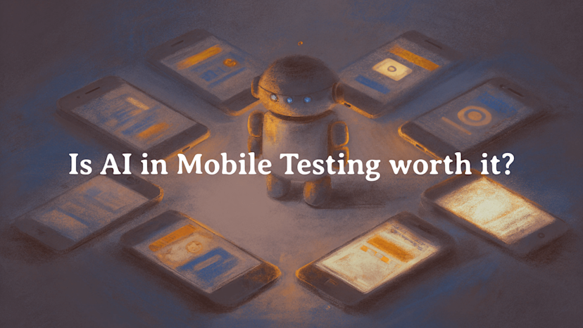 Cover Image for Is AI in Mobile Testing Worth It? Pros, Cons & ROI