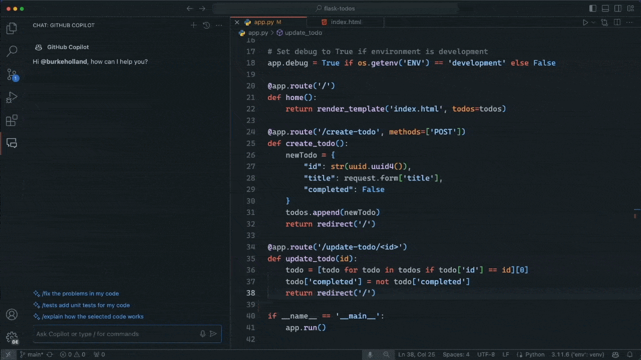 github copilot demo