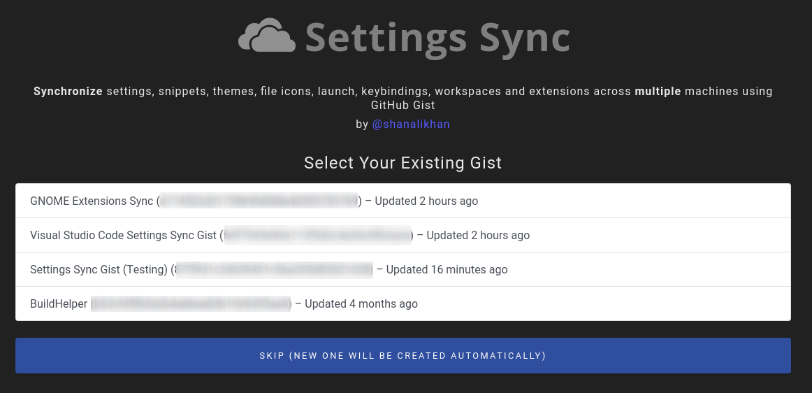 Settings Sync Visual Studio Marketplace