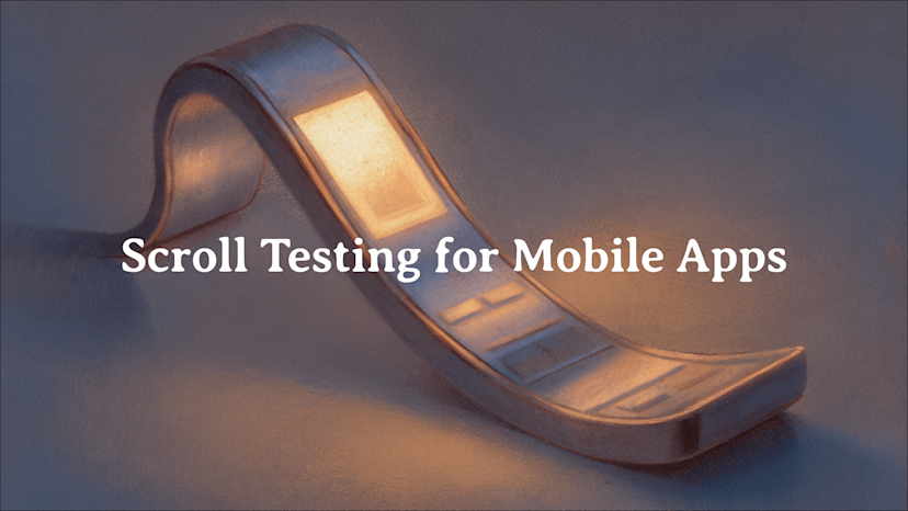 Cover Image for Scroll Testing for Mobile Apps: User Experience Validation