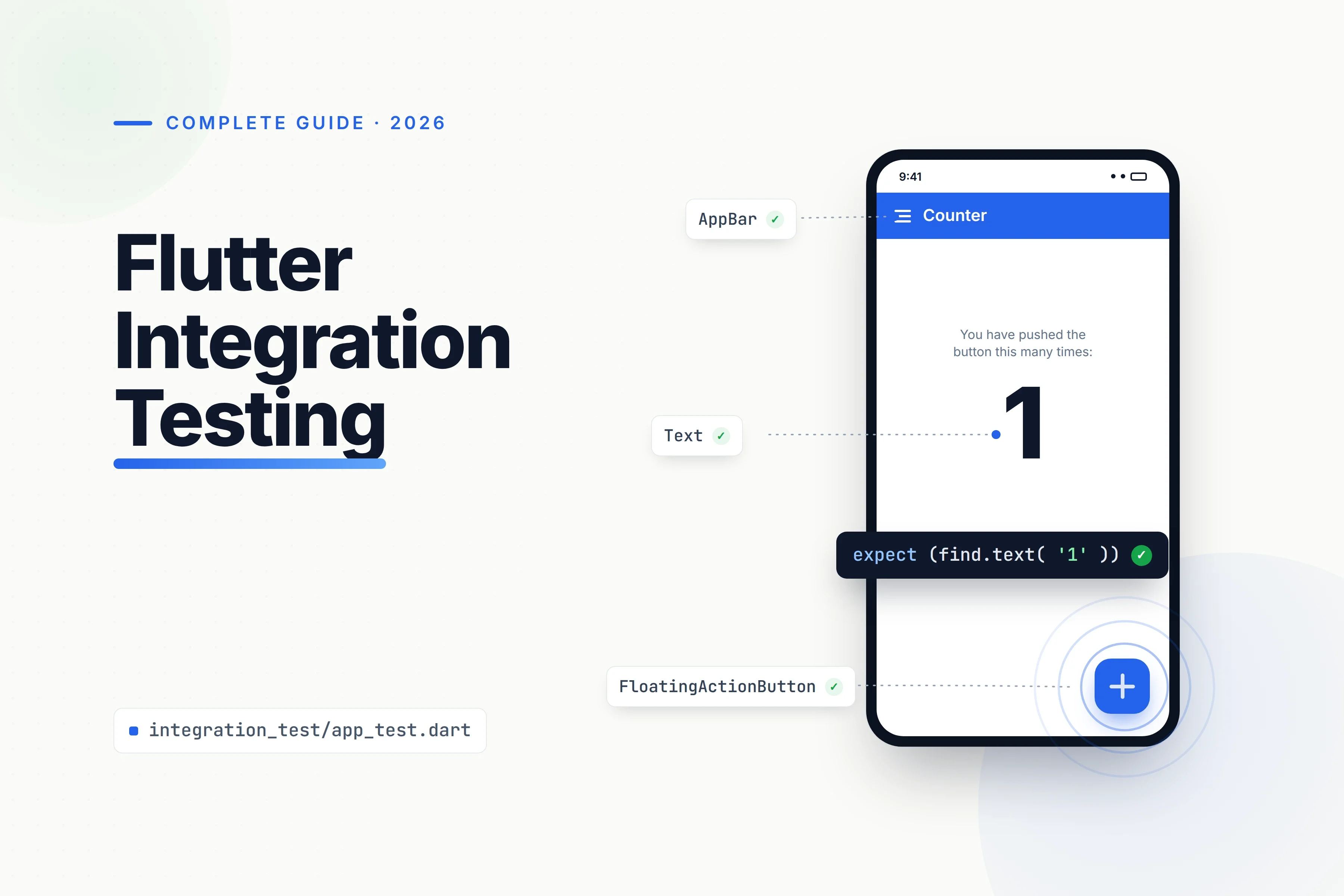 Cover Image for Flutter Integration Testing: Complete Guide (2026)