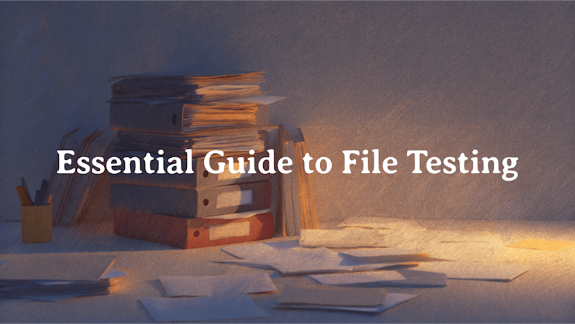 Cover Image for The Essential Guide to File Testing: Concepts, Tools, Practices, and Trends