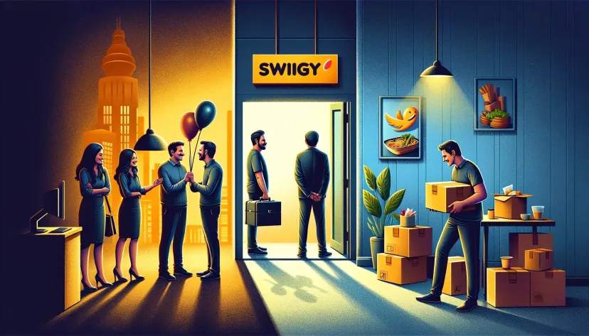 Cover Image for Swiggy is hiring and firing at the same time. 