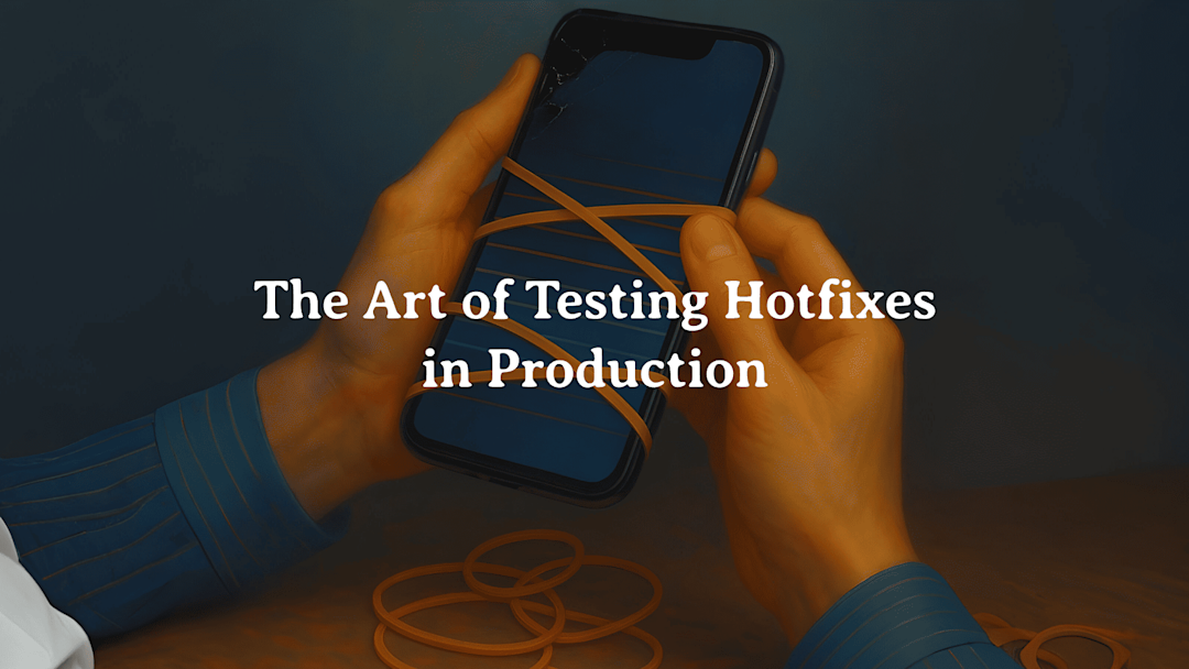 Cover Image for Production Hotfix Testing: Rapid Validation for Emergency Releases
