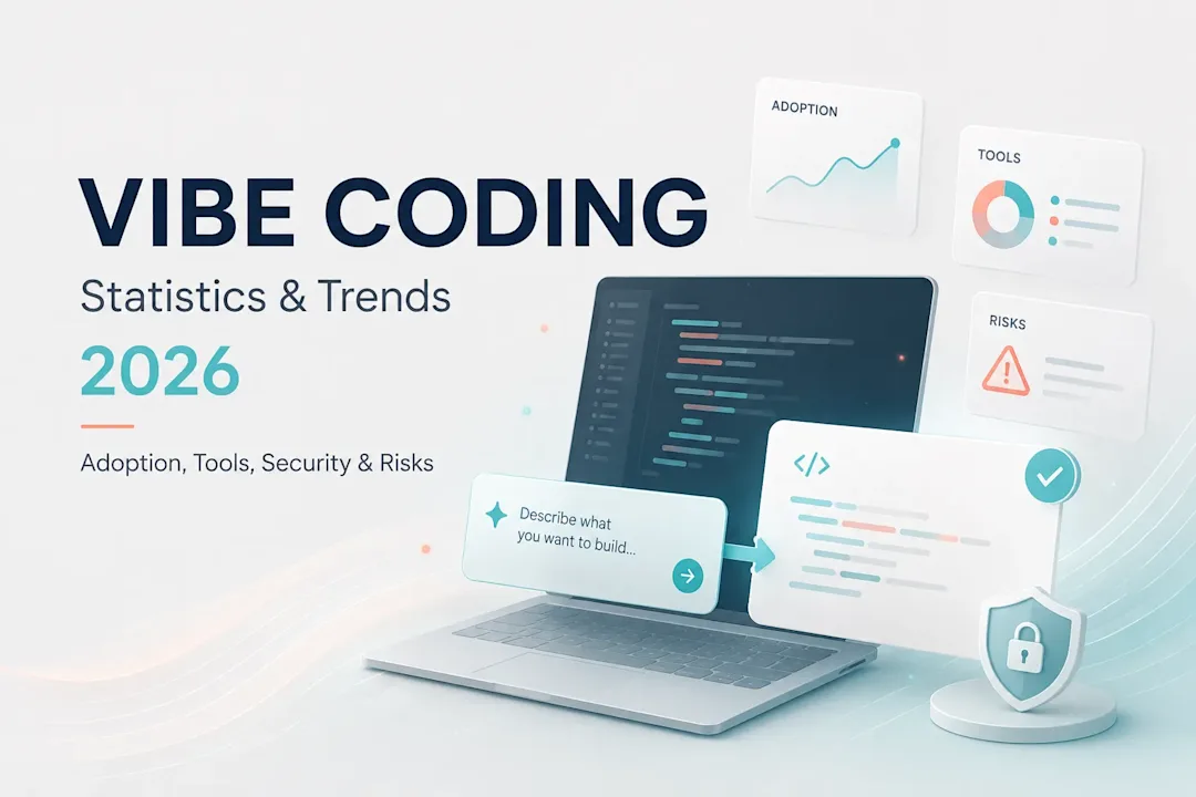 Cover Image for Vibe Coding Statistics & Trends 2026: Adoption, Tools, Security & Risks