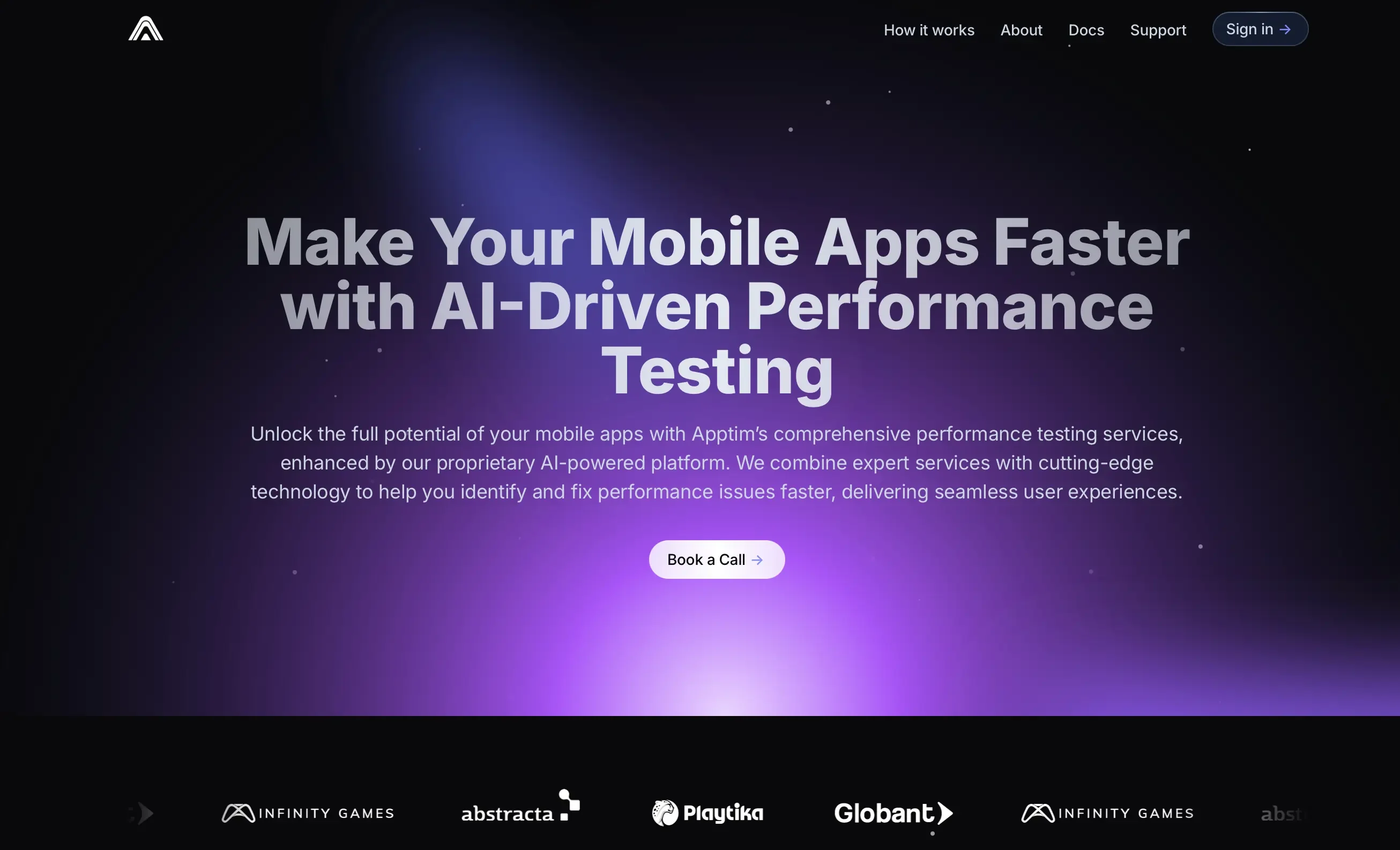 Apptim Dashboard