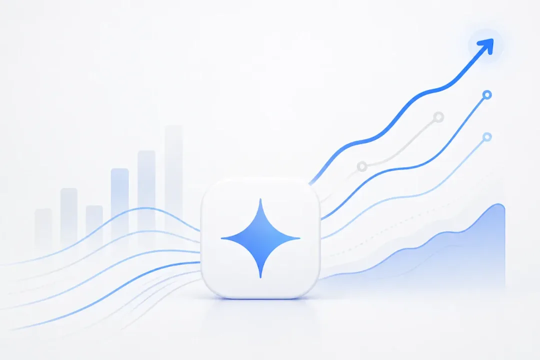 Cover Image for Gemini Statistics (2026): Users, Growth, Usage, and Web-Traffic Share