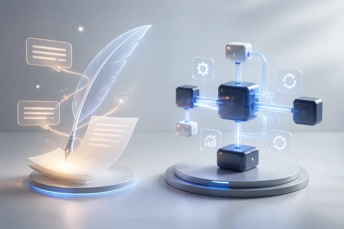 Cover Image for Agentic AI vs Generative AI: What’s the Difference in 2026?
