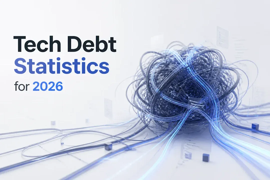 Cover Image for Tech Debt Statistics for 2026