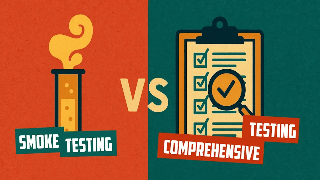 Cover Image for Smoke Testing vs Comprehensive Testing