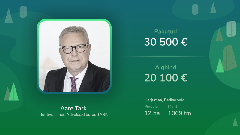 Aare Tark Timberi klient oksjon