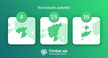 Timber.ee oksjonikeskkonnas on kokku 3,3 miljoni eurose alghinnaga pakkumisel kolm kinnistutepaketti – kokku 35 metsakinnistut, 360 hektarit