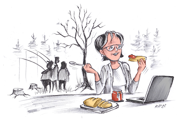 Metsaomanik Anne saatis mett mokale määrivad õngitsejad kuu peale ja teenis oksjoniga poole rohkem