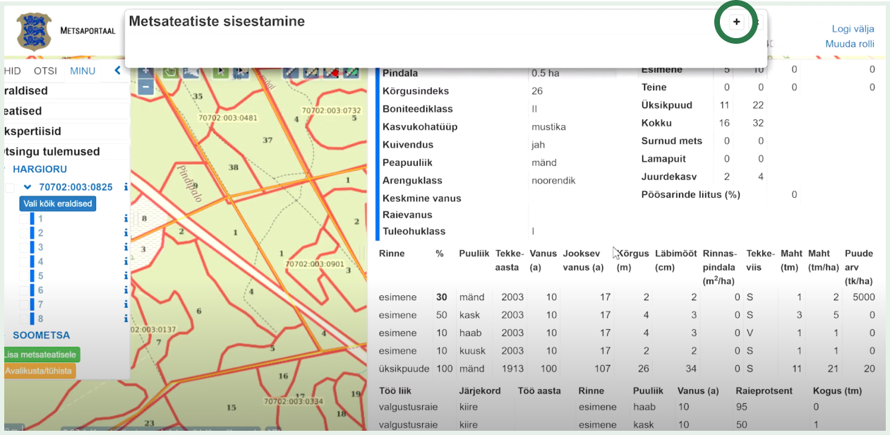 Metsateatise muutmine