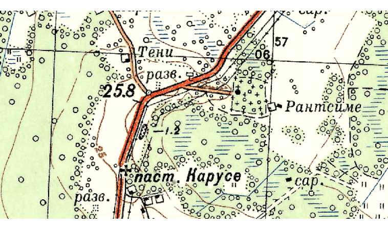 1947 topokaart