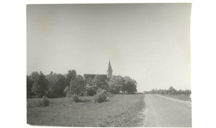 1967 vaade kirikule põhjast