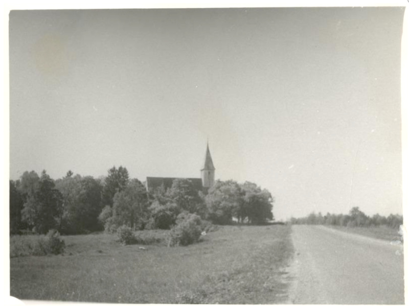 1967 vaade kirikule põhjast