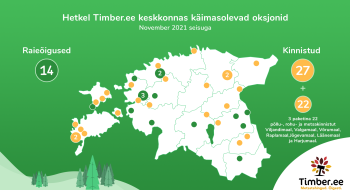 Oksjonil on kokku 451 hektarit metsa- põllu- ja rohumaid