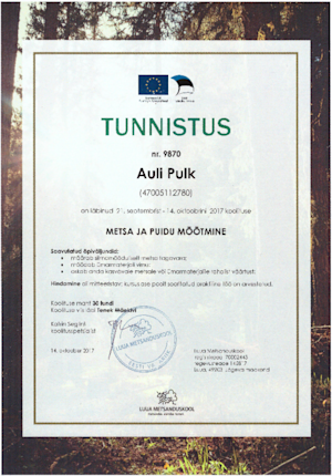 Auli Pulk tunnistus