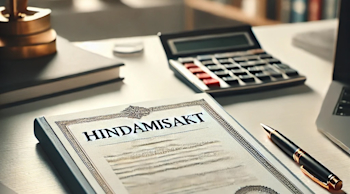 DALL·E 2024-09-12 16.00.28 - A detailed image of a formal document titled -Hindamisakt- in bold at the top of the page. The document is placed neatly on a desk, surrounded by a pe copy