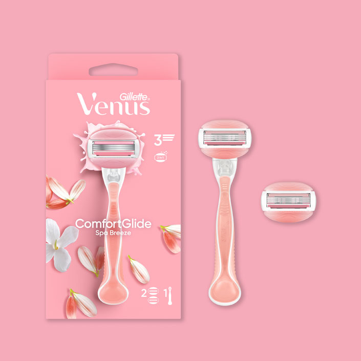 Comfortglide Spa Breeze Rasierer Paket mit 2 Rasierern