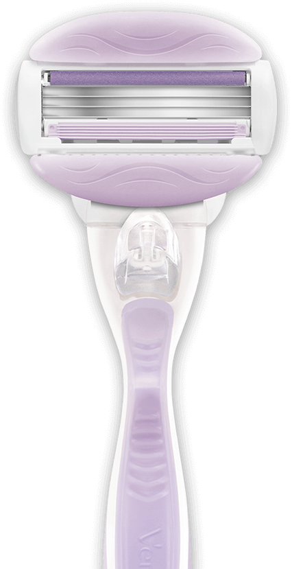 Rasoir Gillette Venus ComfortGlide Breeze: 3 Lames, Barres de gel parfumées et bande lubrifiante SkinCushion et Manche ergonomique