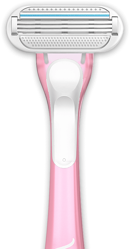 Gillette Venus Sensitive disposable:3 flexible blades, SkinElixir Lubrastrip for glide, Evaluated by dermatologists and Soft grip handle