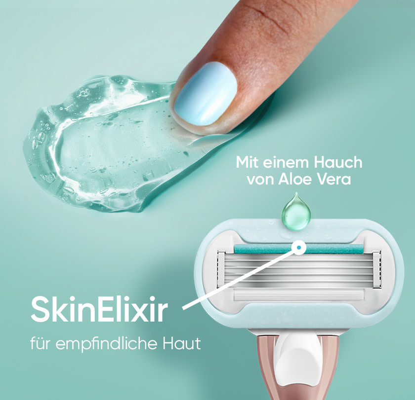 Mit einem Hauch von Aloe Vera SkinElixir für empfindliche Haut