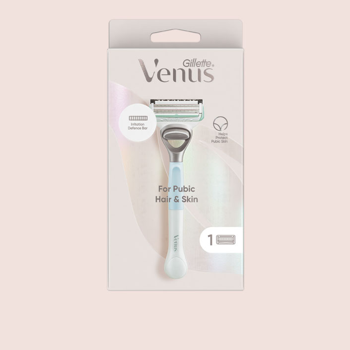Pubic Hair & Skin Razor, package of 2ct