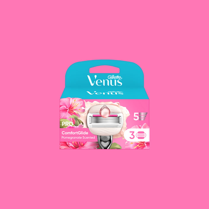 Gillette Venus Pro Comfortglide Tropical Ersatzklingen 3er Pack