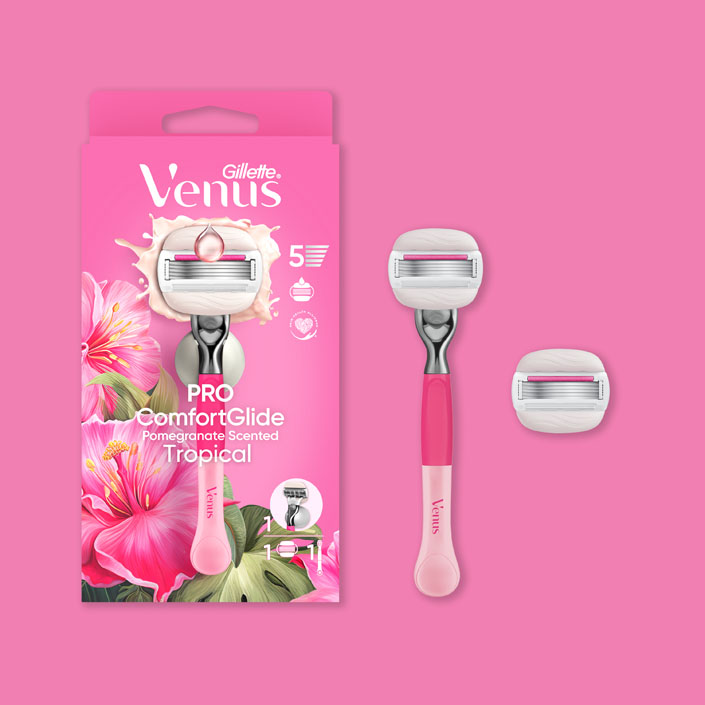 Gillette Venus Pro Comfortglide Tropical Rasierer