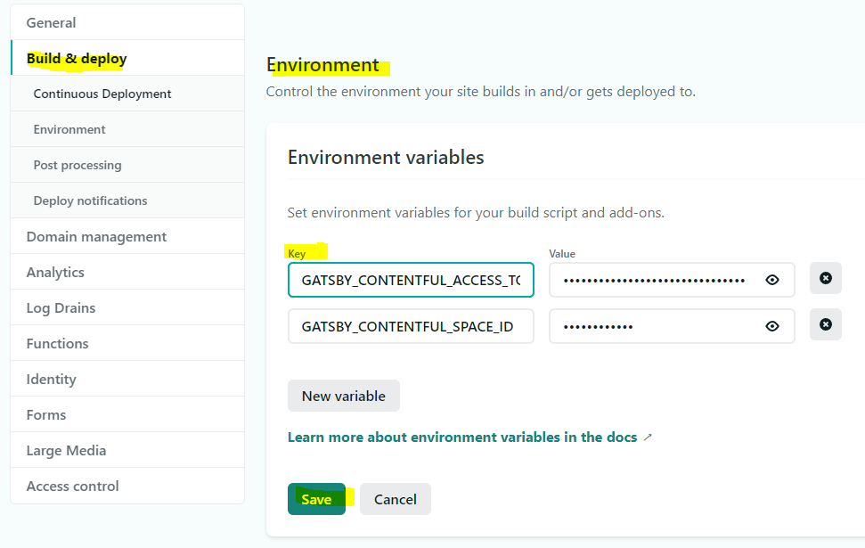 post23 - 넷리파이 빌드 설정