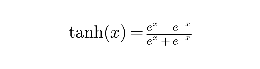 Figure 5: tanh activation function
