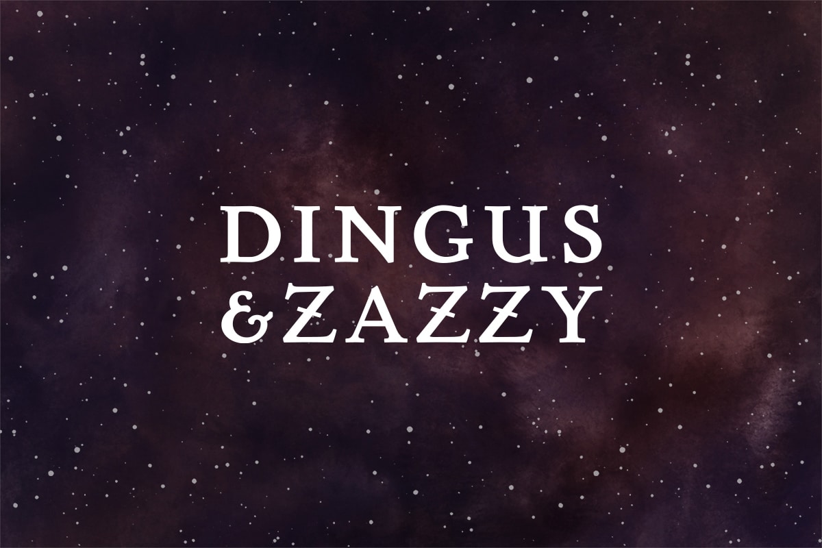 Dingus and Zazzy logo